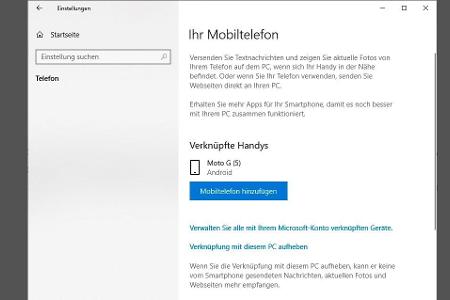 Das Smartphone lässt sich über Onedrive mit dem Windows-Rechner verbinden um anschließend einfach auf die gespeicherten Foto...