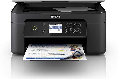 Platz 8: Epson Expression Home XP-4100
Pro: Duplex-Druck und –Kopie, Farbdisplay, kompakte Bauweise
Contra: hohe Seitenpreis...