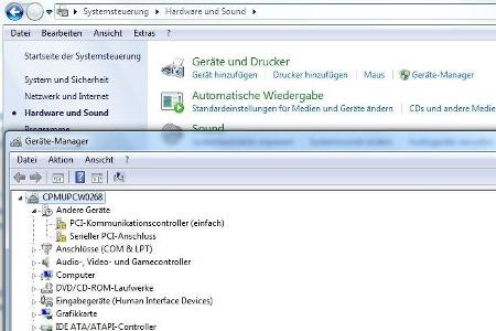 Der Gerätemanager von Windows 7