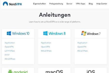Die meisten VPN-Provider stellen ausführliche Anleitungen zum Einrichten einer VPN-Verbindung bereit.