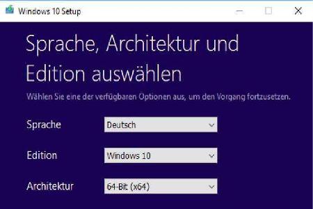 Das Media Creation Tool von Microsoft aktualisiert Rechner mit Windows 10.