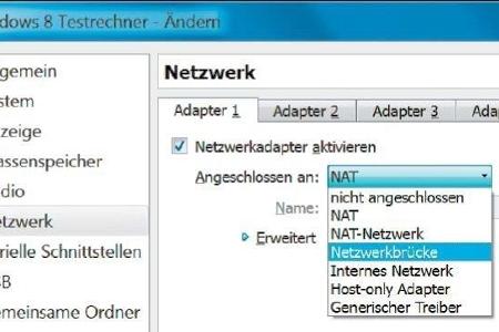 VirtualBox nutzt für Gäste standardmäßig den Modus NAT. Der Rechner ist hierbei über das Internet nicht direkt erreichbar.