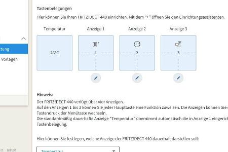 Hier konfigurieren Sie den Funkschalter Fritz Dect 440.