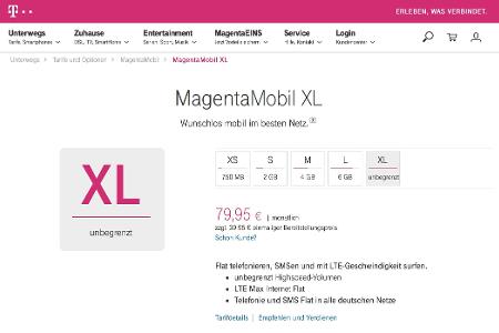 Provider wie die Telekom bieten inzwischen auch unbegrenzte Verträge an – allerdings sind die nicht gerade preisgünstig.