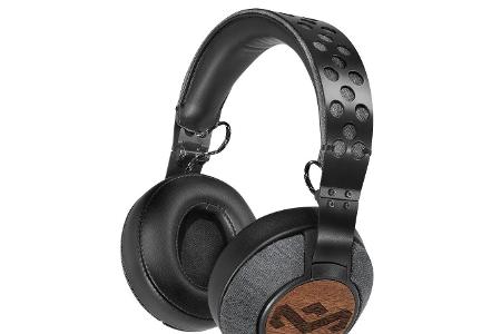 House of Marley Liberate XL BT - Das Öko-Design aus Stoff, Leder und Metall ist wie bei sämtlichen Kopfhörern von House of M...