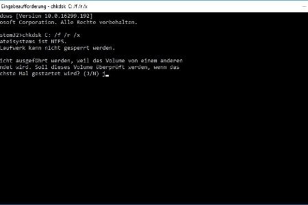 Windows-Checkdisk dient zum Scan und zur Reparatur von Festplatten.