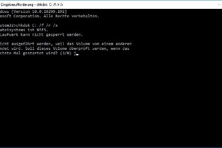 Windows-Checkdisk dient zum Scan und zur Reparatur von Festplatten.