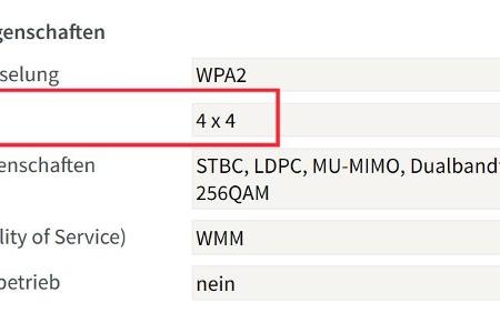 Die Datenübertragung ist umso schneller, je mehr Streams ein WLAN-Gerät senden und empfangen kann.