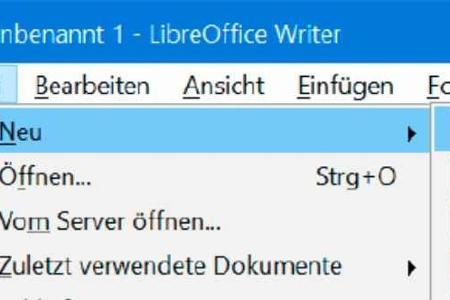 In LibreOffice können mehrere Dokumente parallel bearbeitet werden.
