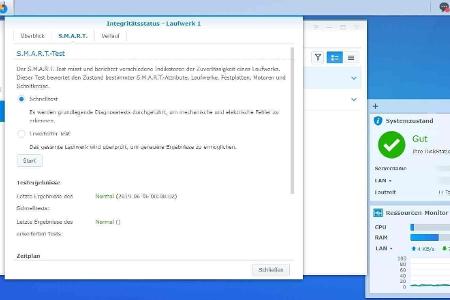 Um den Plattenzustand festzustellen, eignet sich ein S.M.A.R.T. -Test.