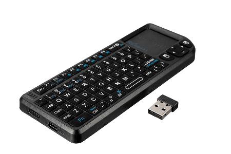 Die Rii-Mini-Funktastatur eignet sich aufgrund ihrer geringen Abmessungen besonders für die Verwendung mit dem Raspberry Pi.