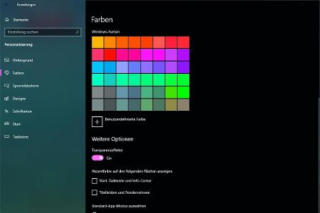 Mittlerweile bietet auch Windows 10 einen Dark Mode, der sich in den Einstellungen unter Personalisierung und Farben unkompl...