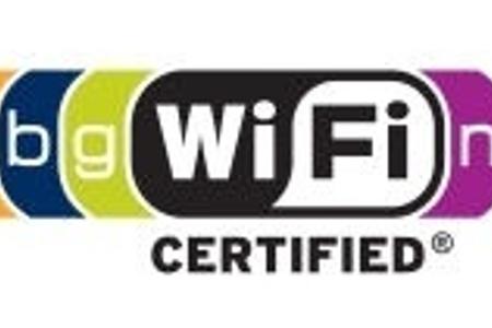 Kompatibilitäts-Logo der Wi-Fi-Allianz für 11n-Router