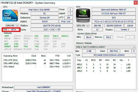 Hwinfo liefert umfangreiche Informationen zur Hardware von 32- und 64-Bit-Systemen.