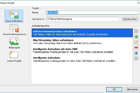 Mit dem Programm Atomi Active Presenter lassen sich Trainingsvideos und Unterrichtsmaterialien erstellen.