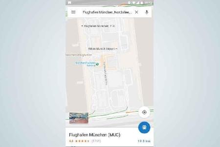 In manchen großen Gebäuden steht mit Google Maps eine Indoor-Navigation zur Verfügung.