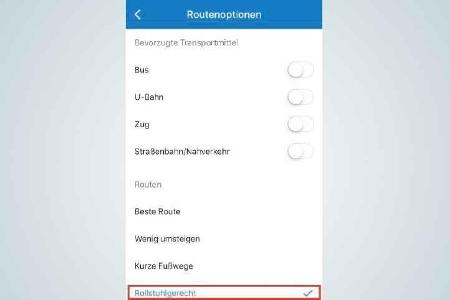 Seit Kurzem zeigt Google Maps auch Routen im öffentlichen Nahverkehr an.