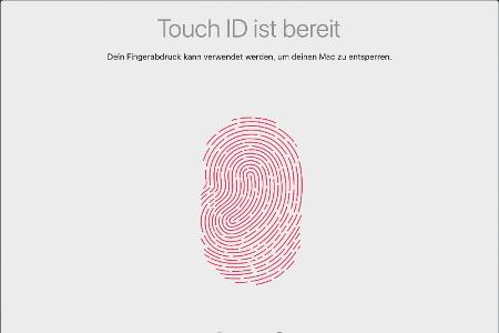 Dank des Fingerabdrucksensors muss man das Benutzerpasswort nicht mehr so häufig eintippen wie bisher.