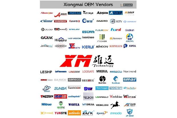 All diese Firmen nutzen Geräte des Herstellers Xiongmai.