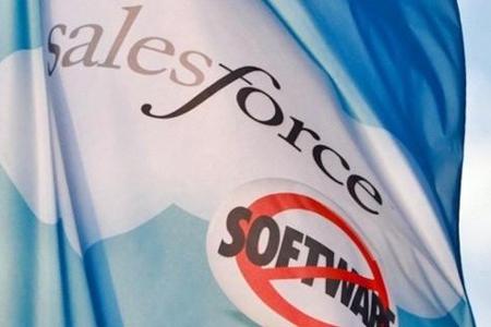 Für Salesforce.com, einem der schärfsten Rivalen von Oracle, hatte Ellison nur Spott übrig: „Sie können einchecken, aber nic...