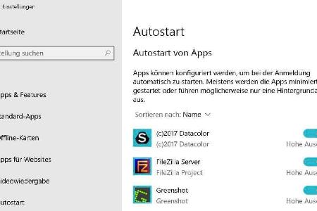 Bei Windows 10 finden sich immer mehr Optionen aus Systemsteuerung und Task-Manager in den Einstellungen.