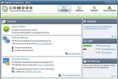 Comodo Firewall - Die kostenlose Personal Firewall erlaubt detailliertere Einstellungen als etwa Zone Alarm Free. Sobald ein...