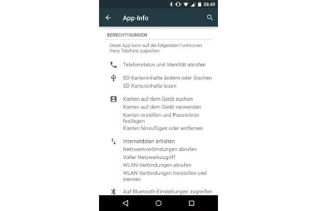 Apps benötigen Lese-und Änderungsrechte um Micro-SD-Karten nutzen zu können.