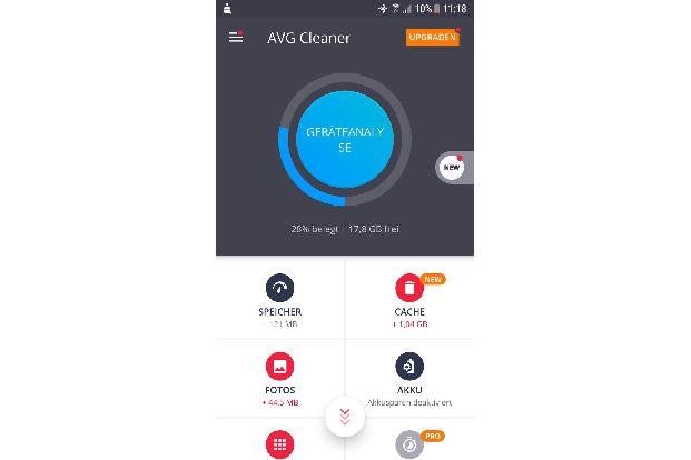 AVG Cleaner: Reinigungsapp & Akku Sparen (Android)