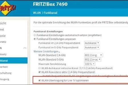 Die Fritzbox verfügt über eine Menüeinstellung, mit der sich die Übertragung von IPTV optimieren lässt.