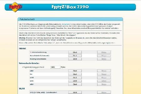 Mit dem Programm Wireshark lässt sich das Protokoll der Datenpakete direkt über die Oberfläche der Fritzbox aktivieren.