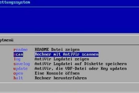 Avira AntiVir Rescue System - Wenn sich ein Rechner nicht mehr booten lässt, dann ist das Avira AntiVir Rescue System das To...