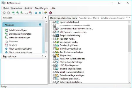 Die Werkzeugsammlung Filemenu-Tools bietet einige nützliche Funktionen für die Arbeit mit Dateien.