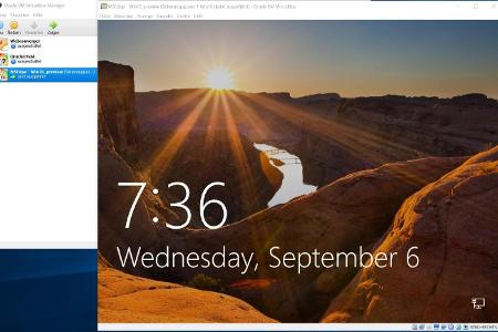Microsoft stellt fertige Virtuelle Maschinen zur Verfügung, die in Virtualbox gestartet werden können.