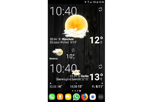 Wetter Animierte Widgets