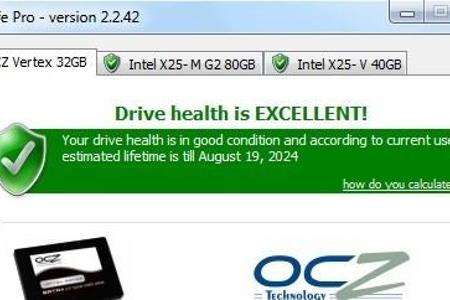 SSDlife - Dieses Diagnose-Tool testet einerseits die Leistungsstärke einer SSD und gibt zusätzlich noch weitere Informatione...
