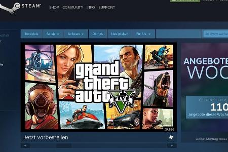 Steam von Valve: Diese Spiele-Plattform für kostenlose und kostenpflichtige PC-Spiele besitzt eine eigene Chat-Funktion.