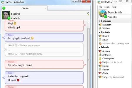 Instantbird: Das Chatten mit diesem Tool ist denkbar einfach, da es verschiedene Angebote wie ICQ, Facebook und Twitter unte...
