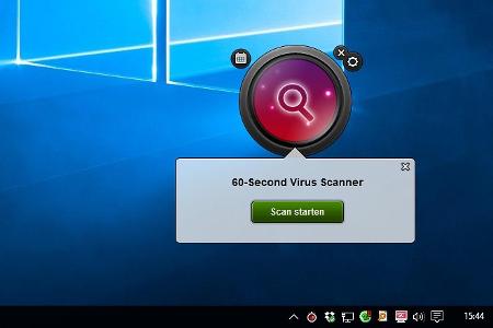 Der Bitdefender 60-Sekunden-Virenscanner kann parallel zu einem bereits installierten Antivirenprogramm verwendet werden und...