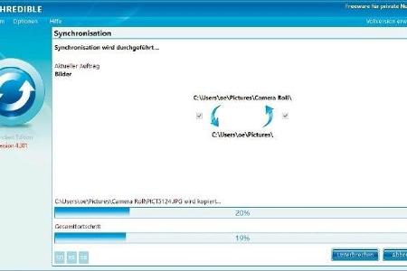 Synchredible - Dieses Gratis-Tool hilft beim Synchronisieren von Verzeichnissen und Dateien, beispielsweise um einen Büro-PC...