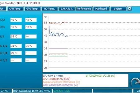 Argus Monitor - Argus Monitor überwacht die Temperatur ihrer Hardware. Das Tool beschränkt sich dabei nicht auf die Temperat...