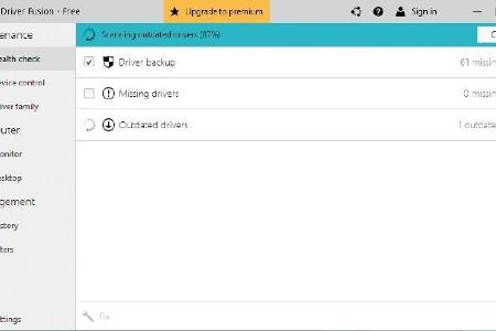Driver Fusion - Driver Fusion bietet drei Hauptfunktionen: Maintenance, Computer und Management. 