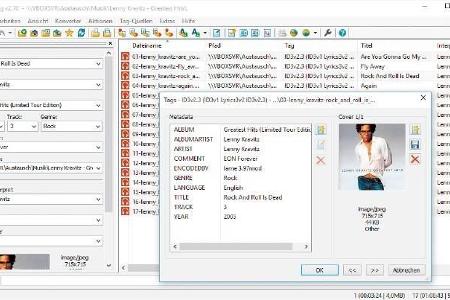 MP3Tag - MP3Tag zeigt alle Titelinformationen, die in einem MP3-Musikstück gespeichert sind, in einer Spaltenansicht. Fehlen...
