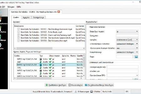 Mkvtoolnix - Mkvtoolnix kombiniert Audio- und Videoströme (Multiplex) in Matroska-Container und fügt weitere Audio- und Unte...