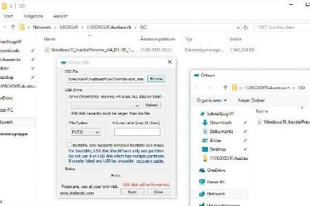 ISO to USB - Um Linux-Live-Umgebungen und andere Betriebssystem-Images von USB startfähig zu machen, bietet sich ISO to USB ...