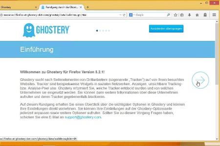 Ghostery verhindert unnötiges Tracking.