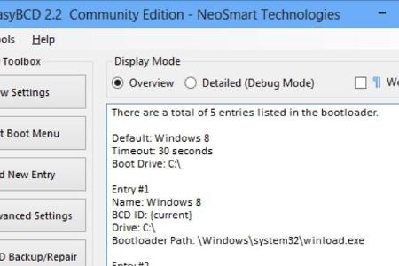 EasyBCD - Der kostenlose Bootmanager für Windows ermöglicht es, unkompliziert alte Systeme aus dem Bootmenü zu entfernen.