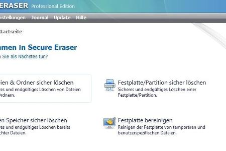 Secure Eraser - Dieses Tool ist eine sichere Variante, um vertrauliche Daten restlos zu entfernen. Anders als beispielsweise...