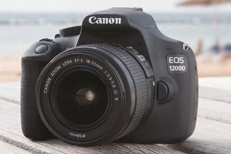 Mit der EOS 1200D hat Canon ein passendes Modell für Einsteiger im Programm.