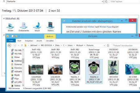 Im Dateiversionsverlauf von Windows 8 und 8.1 können Sie in Ihren Dateisicherungen blättern, deren Zeitstempel angezeigt wer...