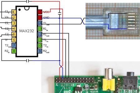 Pegelumsetzer: Ein kleiner integrierter Schaltkreis, der aus dem 3-V-Logiklevel des PCs ein 5-V-Signal für den Booster macht.